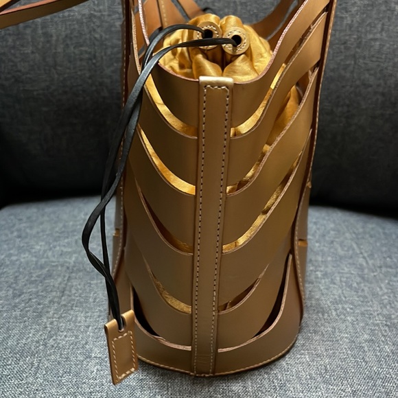 Francesco Biasia Cage Leather Tote - Picture 9 of 14